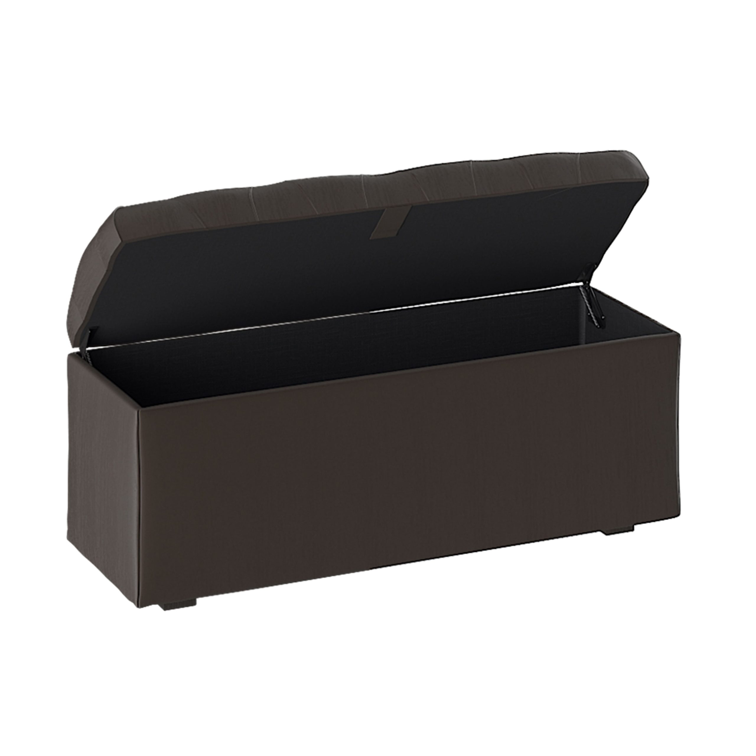 Пуф Тип 3, экокожа темный, 1040х365х465