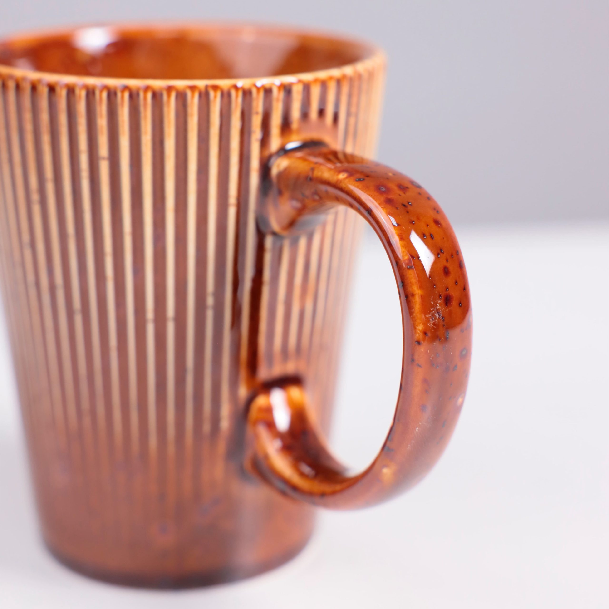 Кружка AURORA, фарфор, каштановый, 250мл