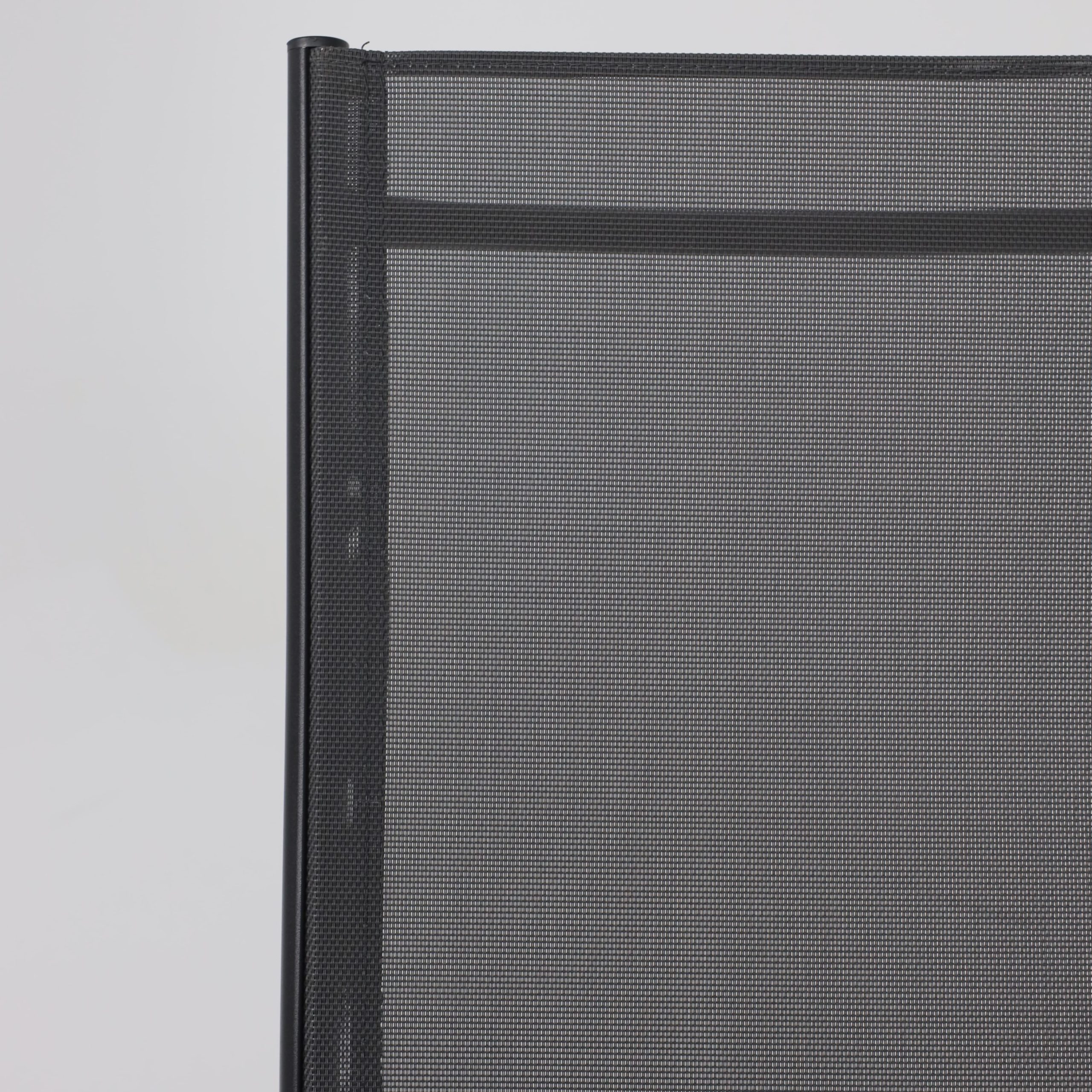 Кресло складное садовое CATANIA, серый/черный