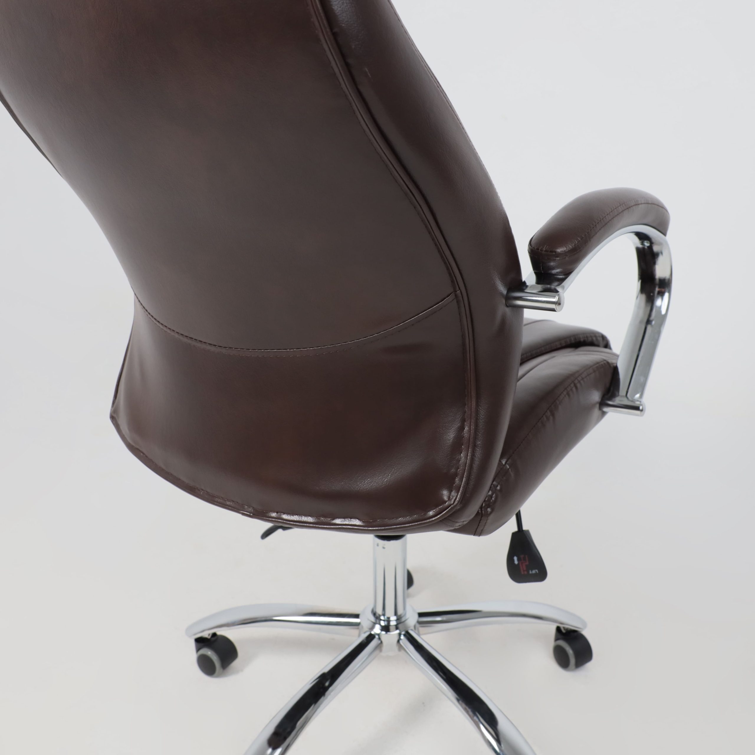 Кресло поворотное MASTIF, натуральная кожа, коричневый