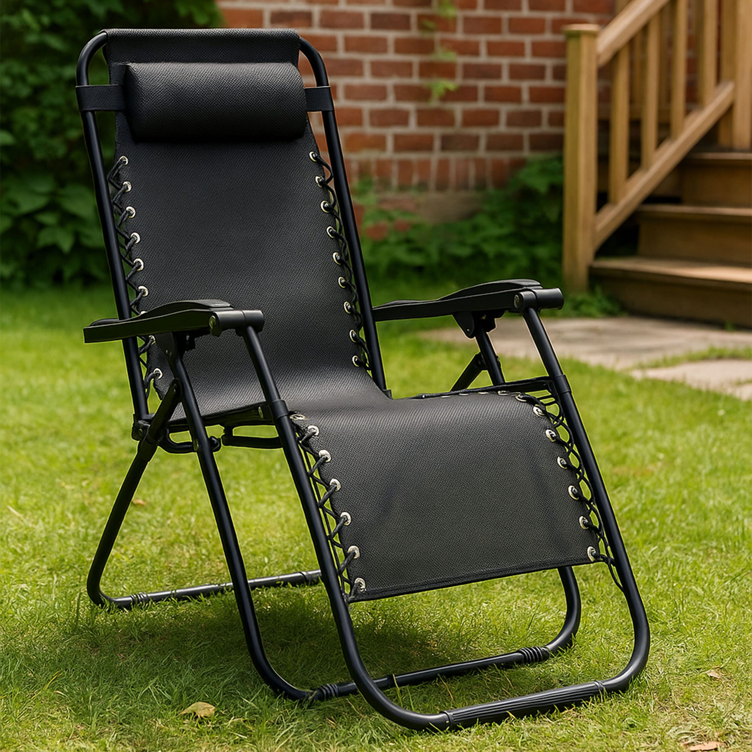 Кресло садовое SARDINIA, черный