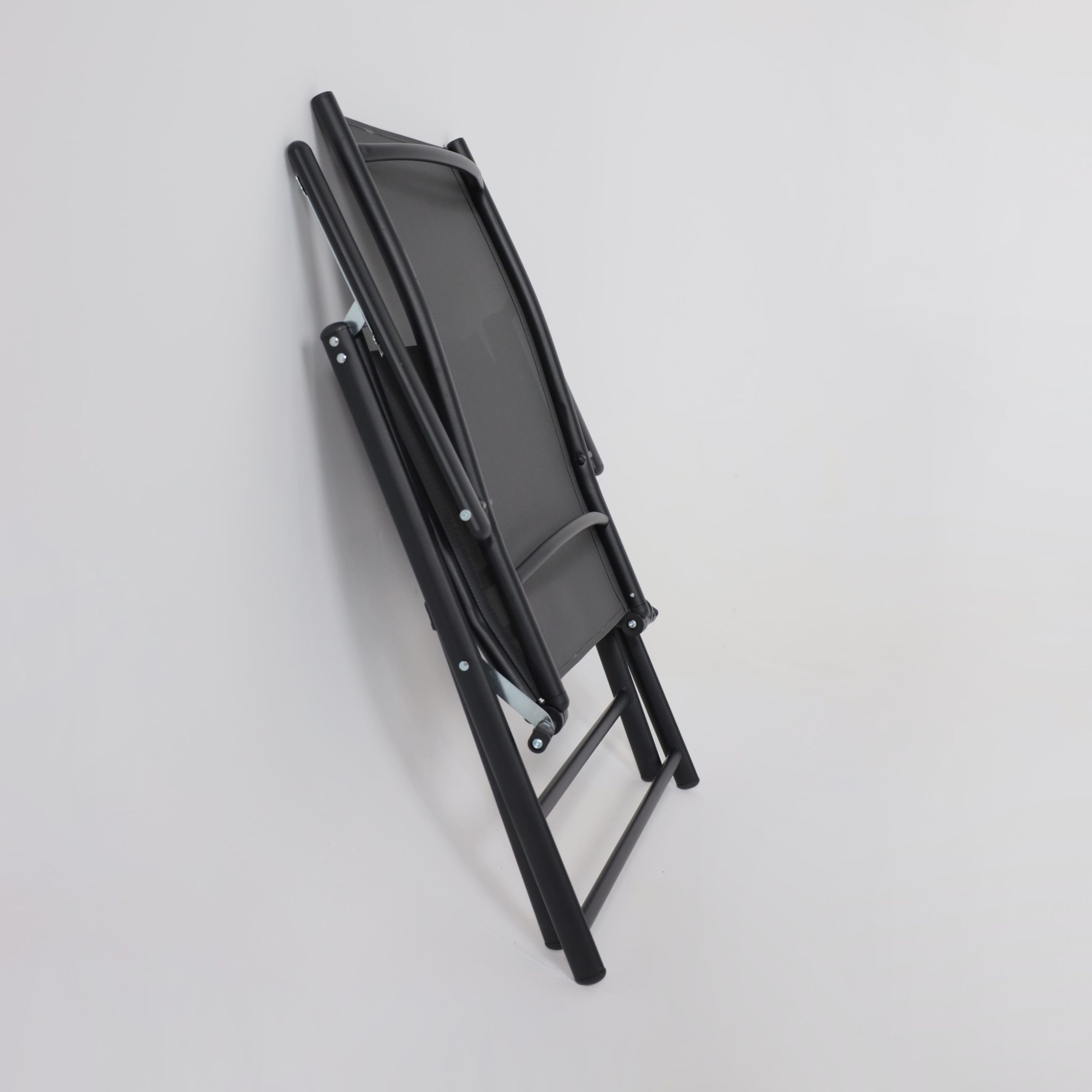 Кресло складное садовое CATANIA, серый/черный