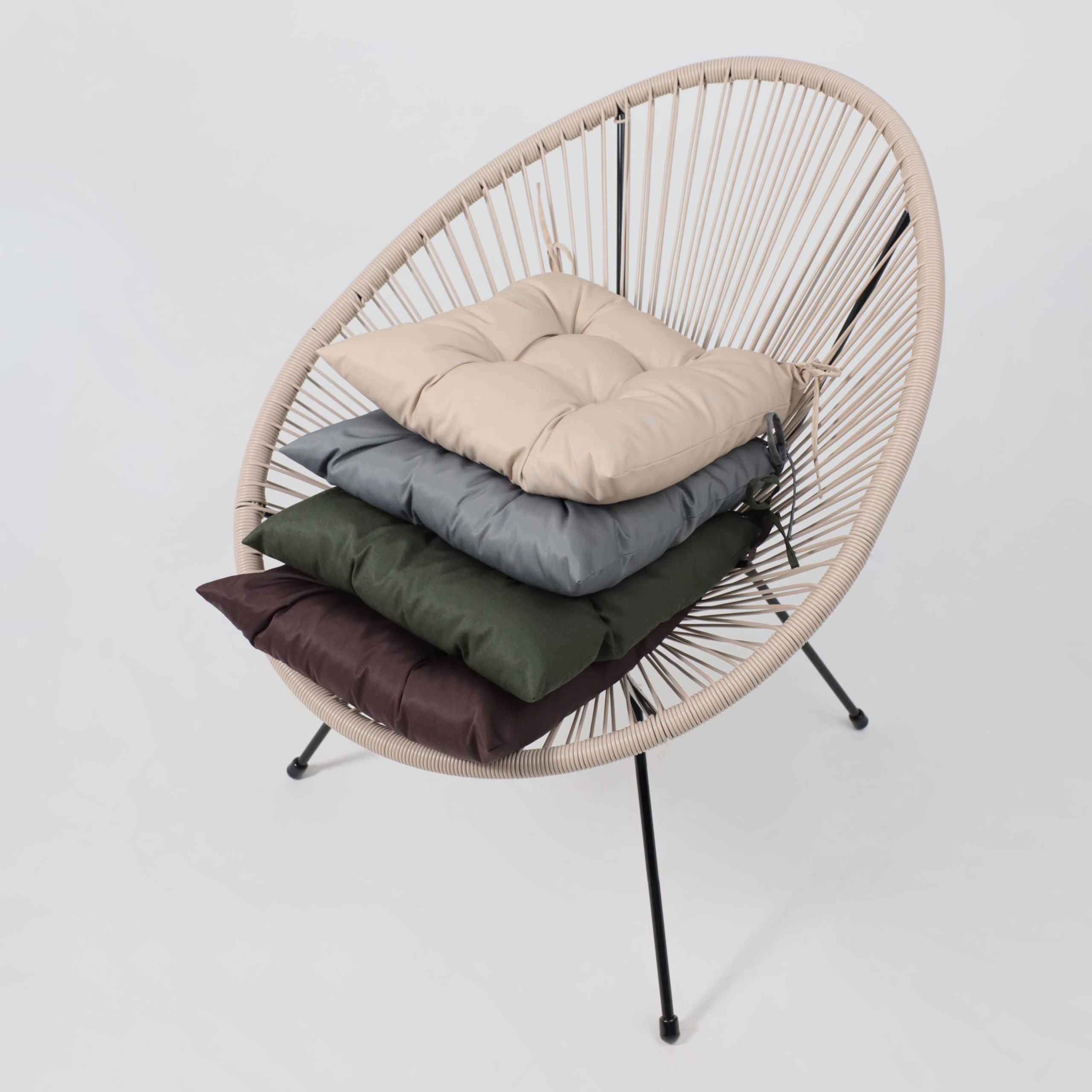 Кресло садовое RIMINI, иск.ротанг, коричневый