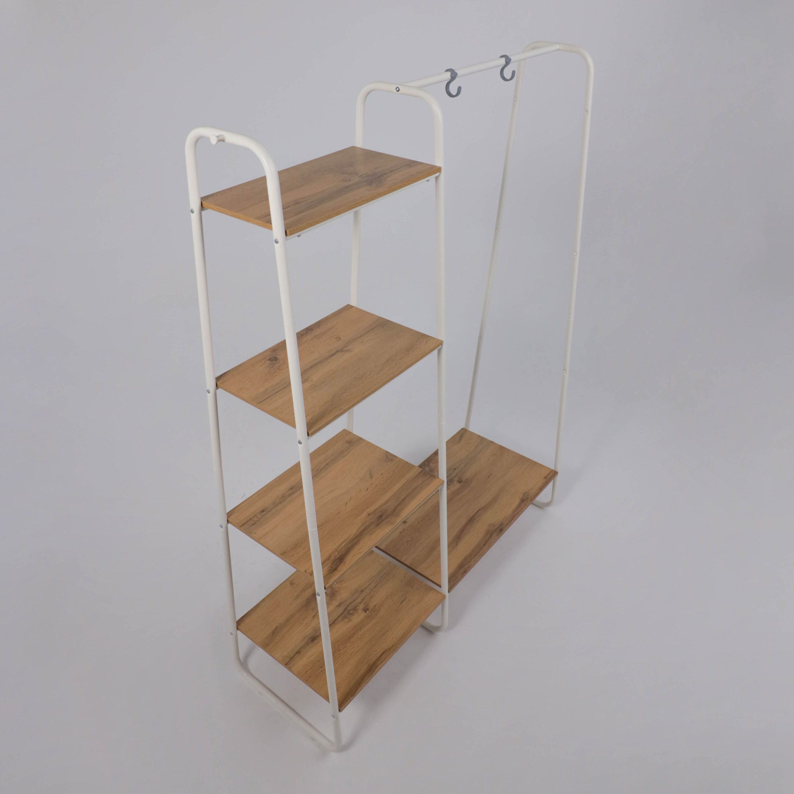 Гардеробная система с полками СКАНДИНАВИЯ 1, белый