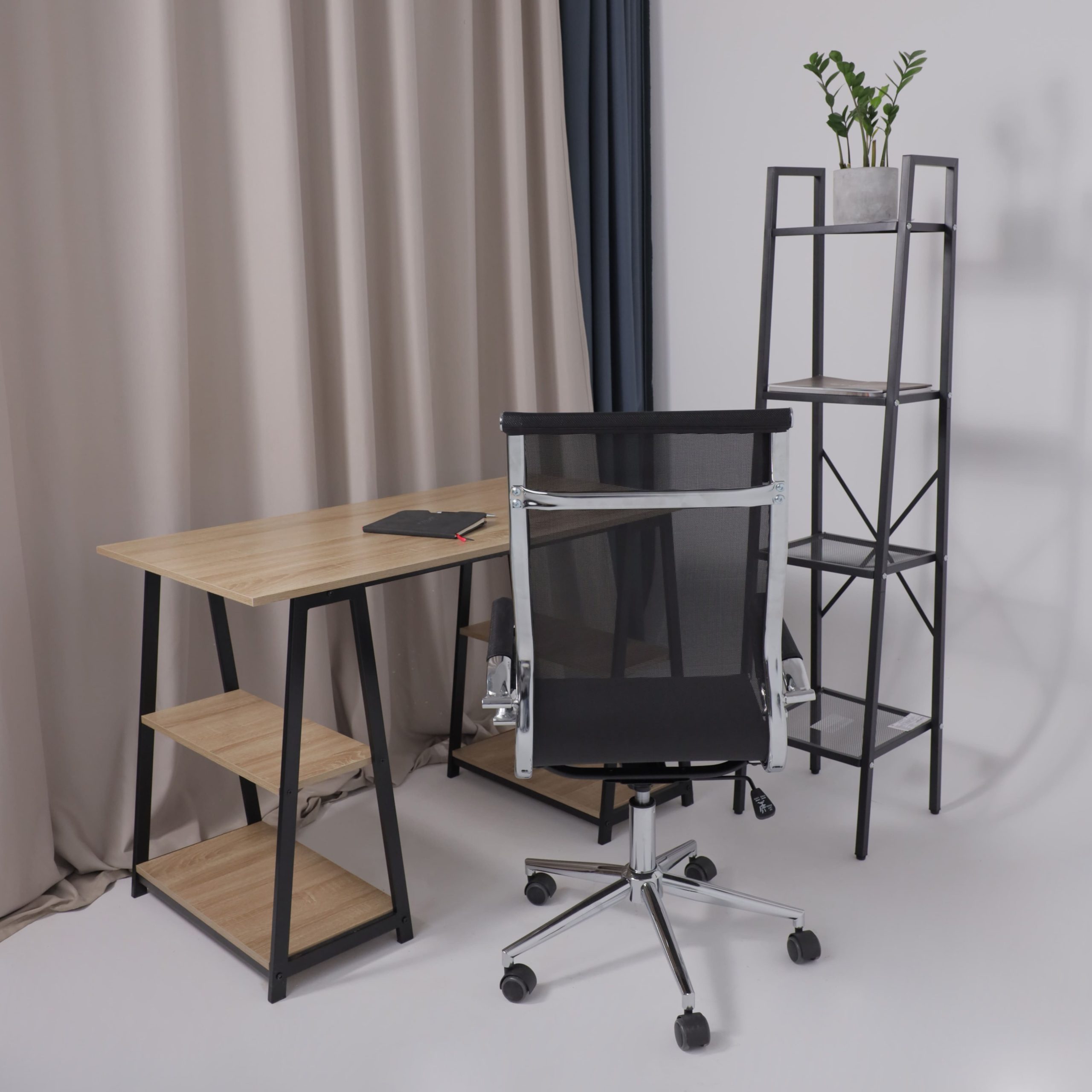 Кресло поворотное MARX, сетка, чёрный