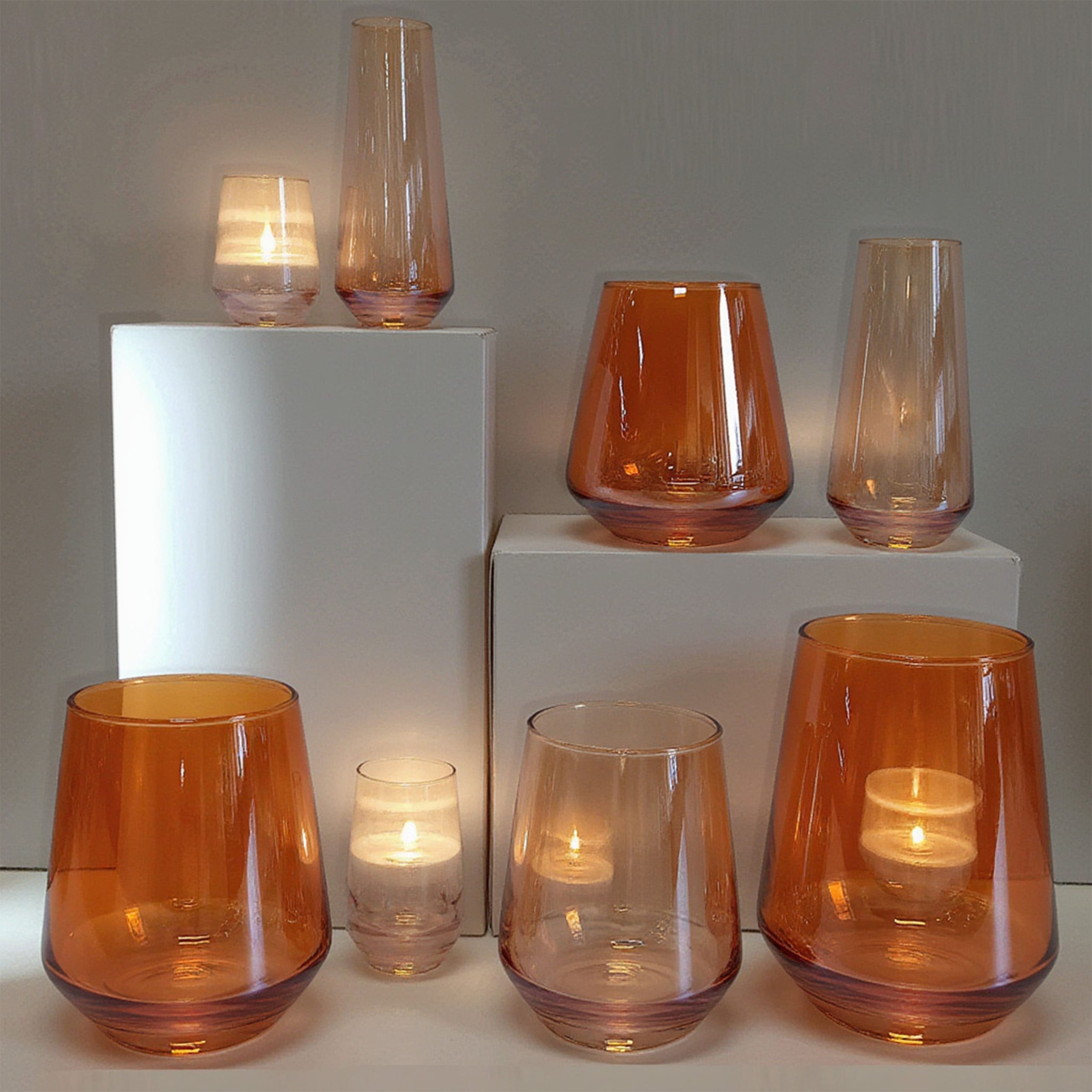 Бокал-хайбол EMBER DUSK, янтарный