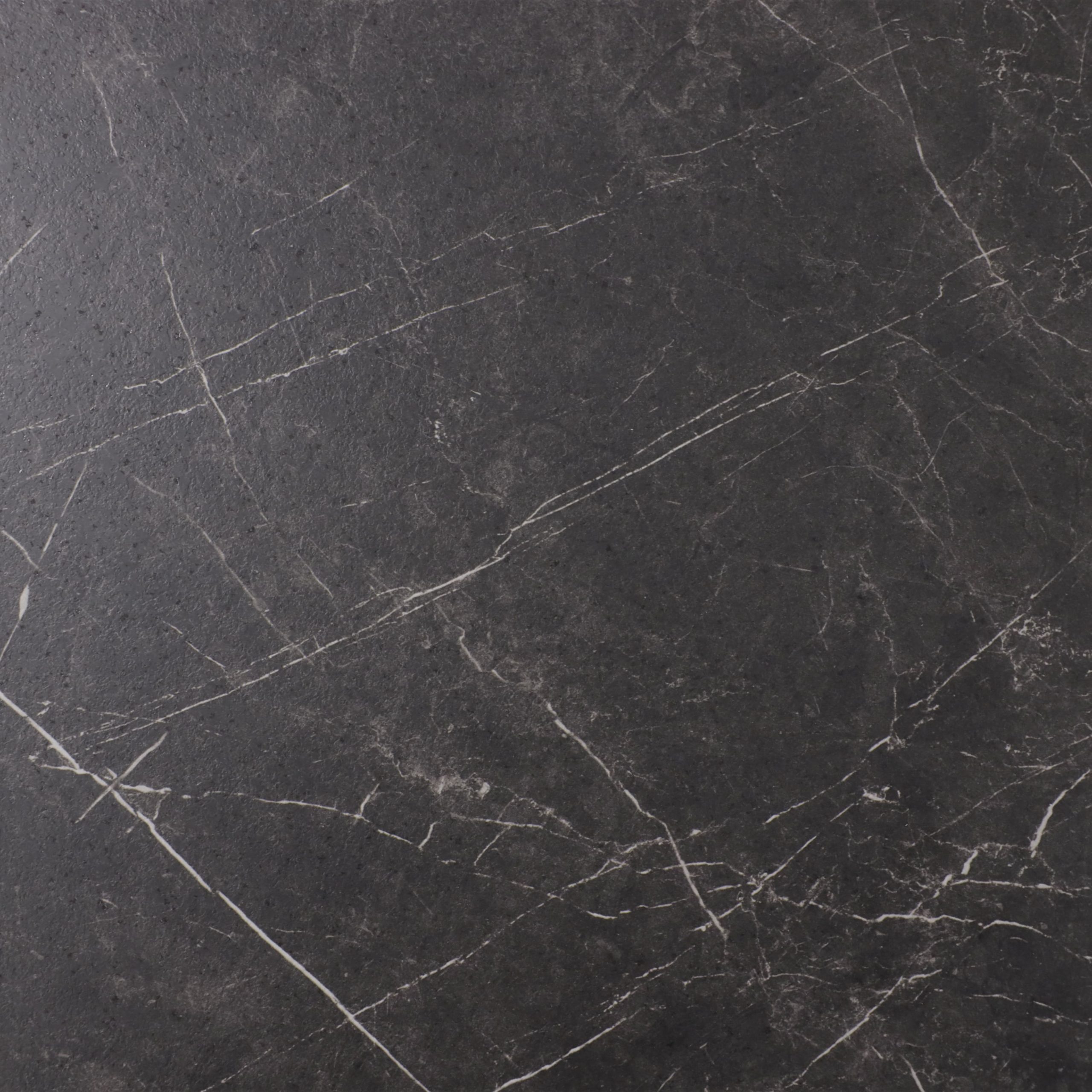 Стол МЕХИКО, пластик премиум 3Д, D950, Камень черный/ Черный матовый