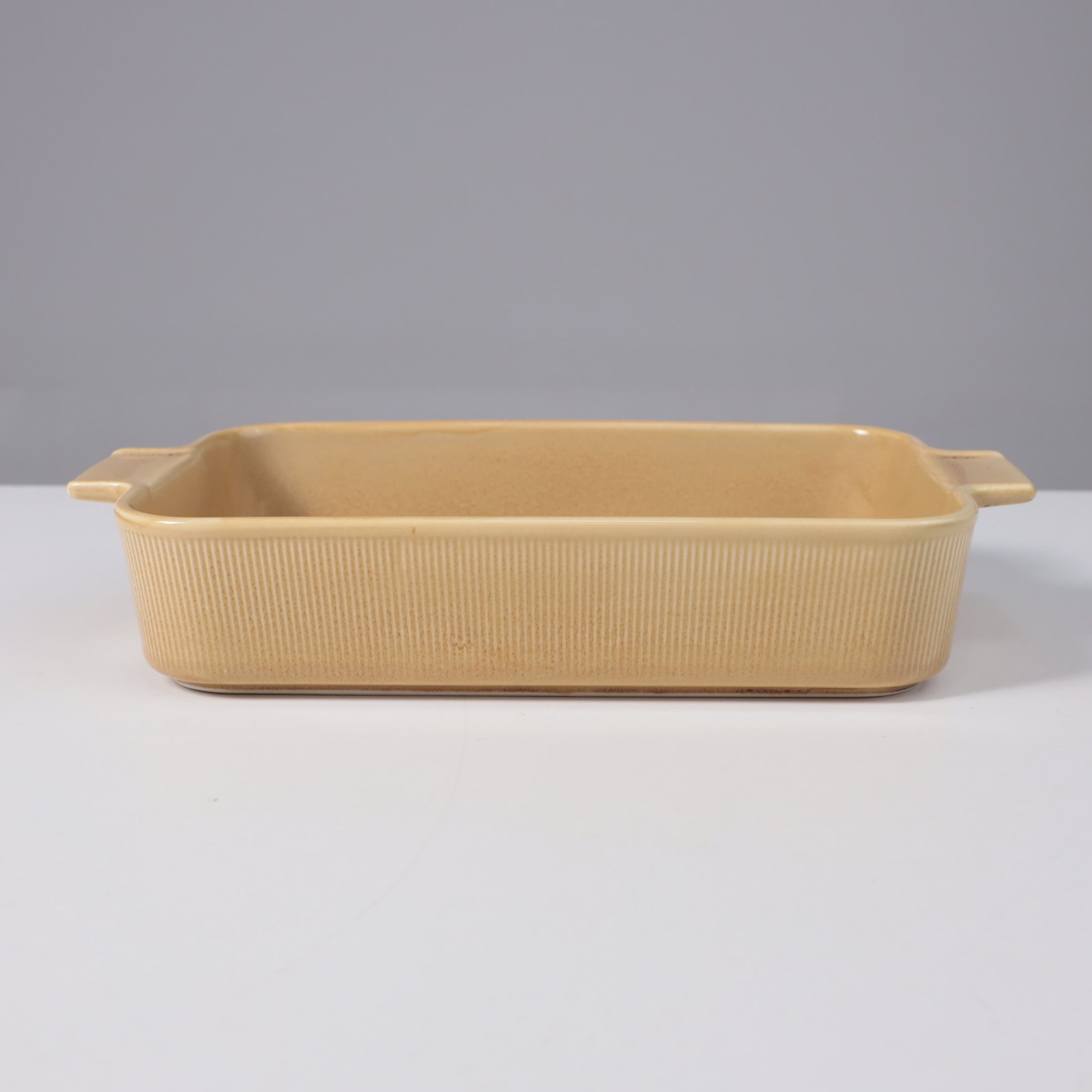 Форма для запекания STRIA, фарфор, пшеничный, 22,5*36,2*7см