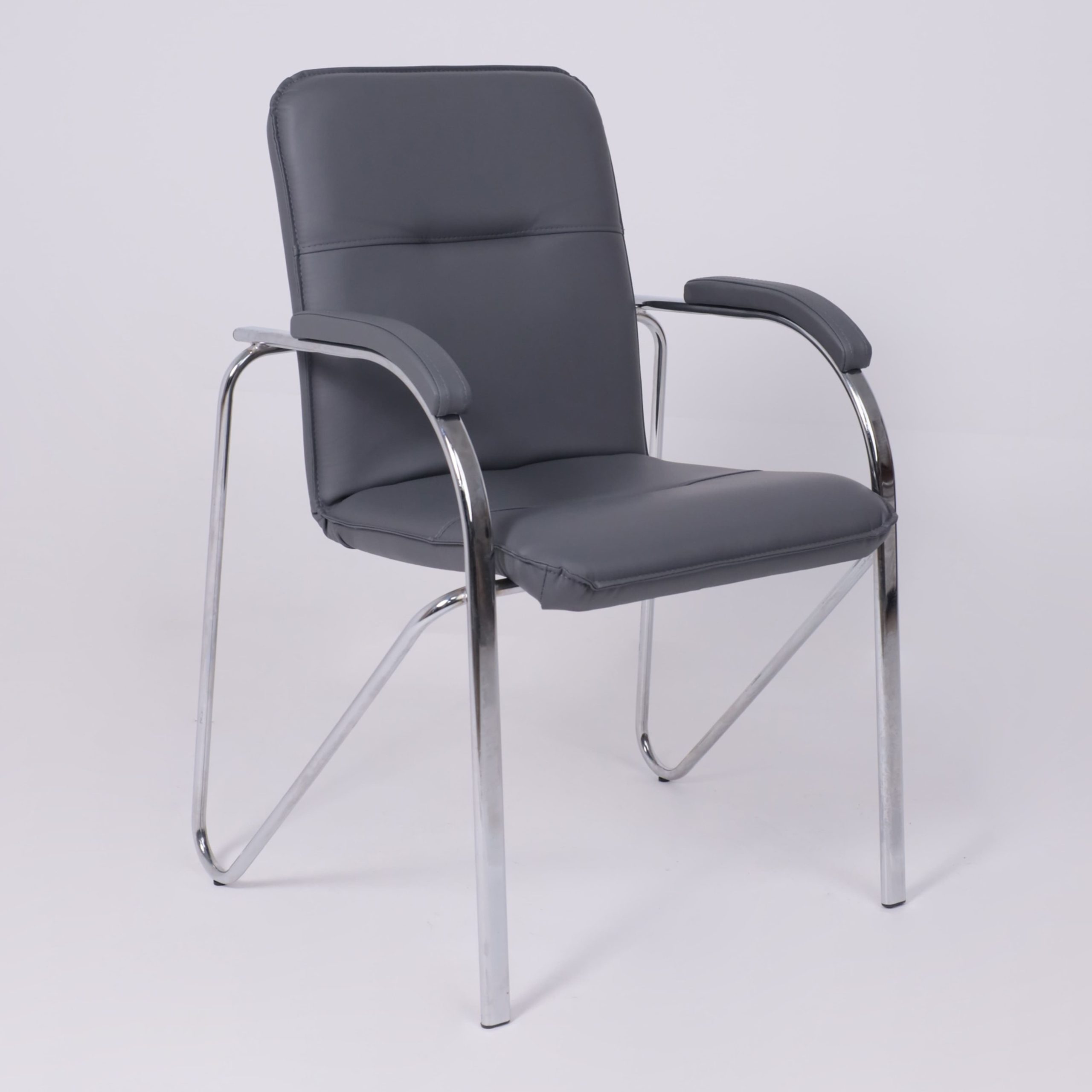 Кресло SAMBA AKS-1 Pegasso светло-серый, мягкие подлокотники