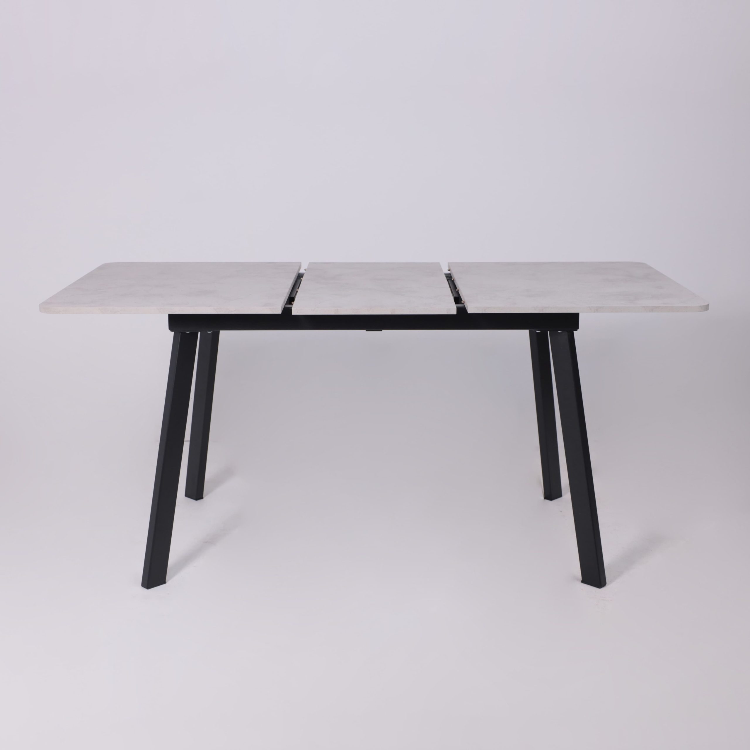 Стол AV 1209/1, ЛМДФ, раздвижной 1200(1600)*800 Ароза светлая/черный