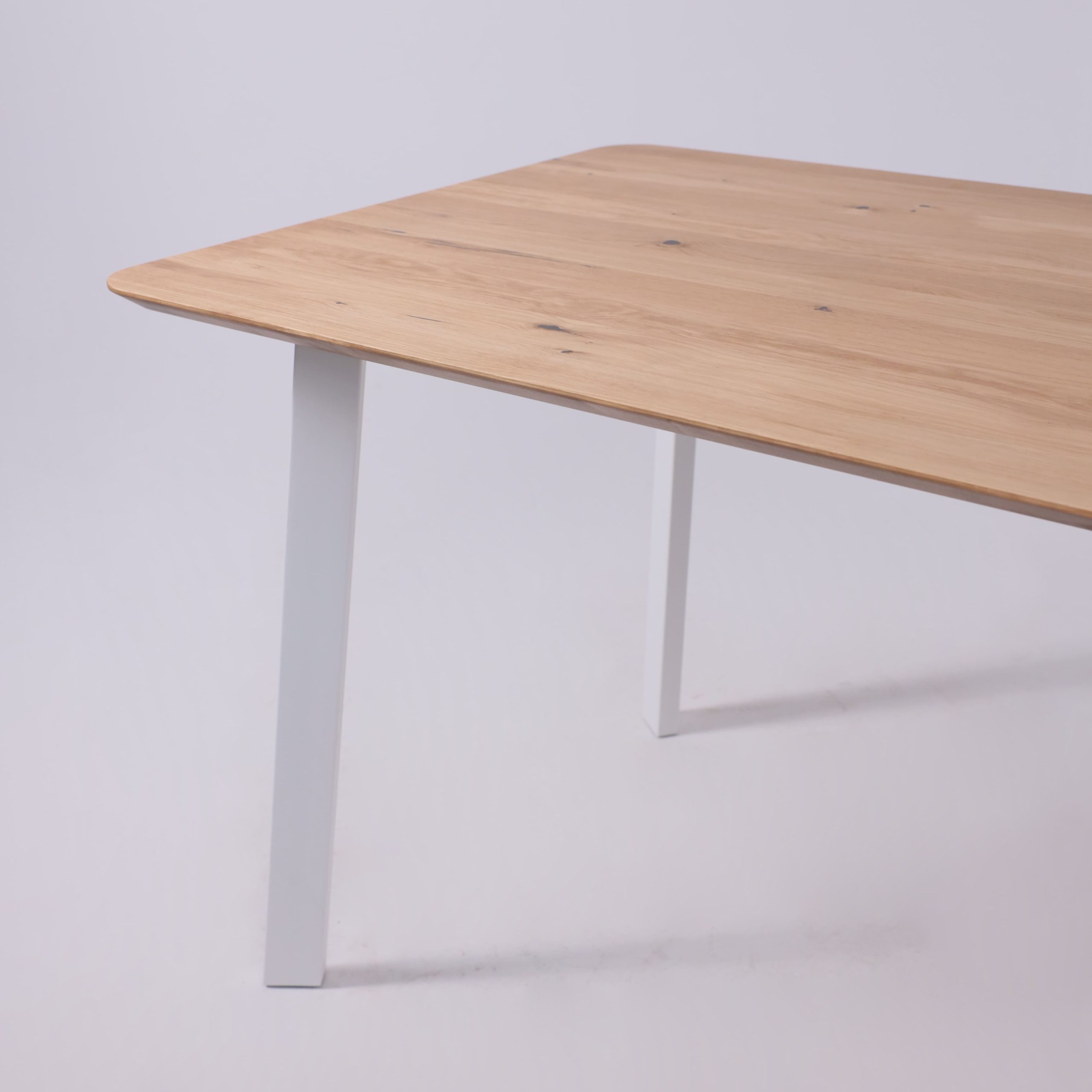 Стол МАЙОН, 130*80*74, дуб натуральный/белый (ПР-2 DSW (Т27) (02) КС-60)