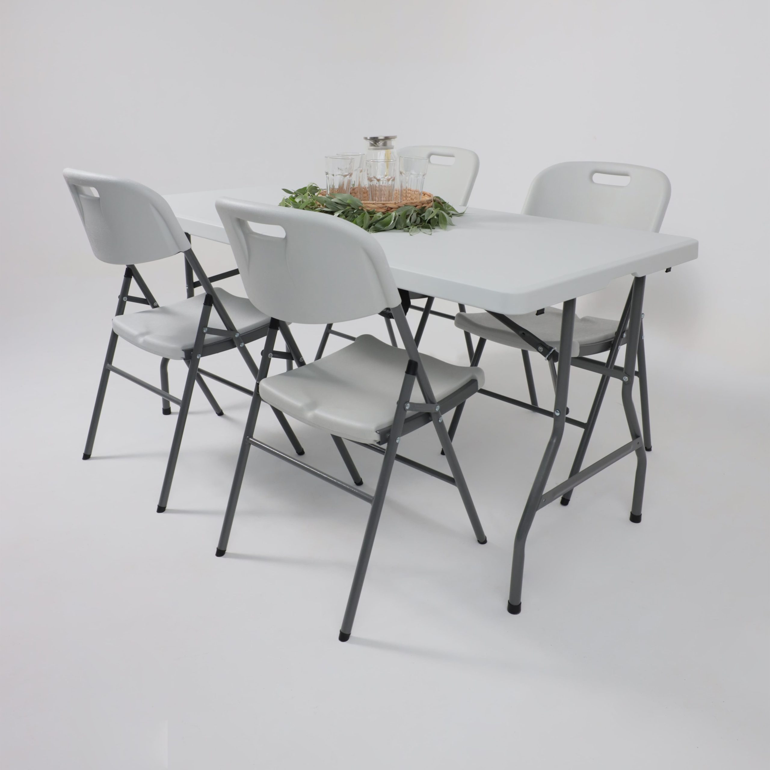 Стол складной 152*76*74, белый