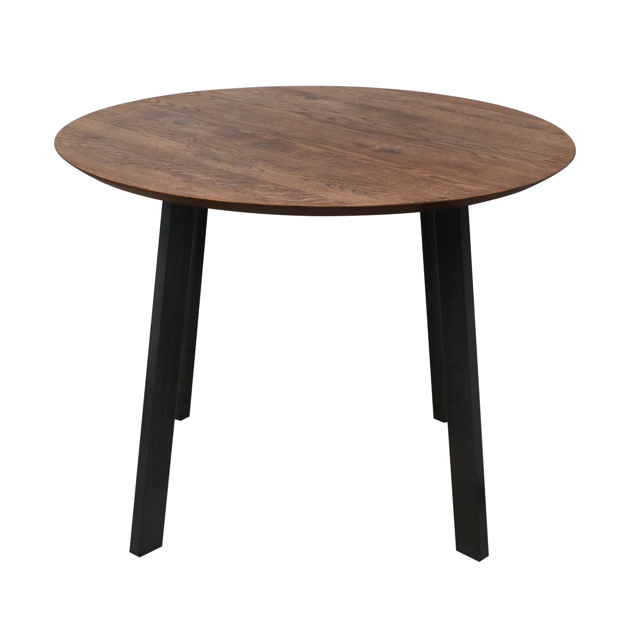 Стол ЭЛЬБРУС, d100*74, дуб мореный/черный (ПР-4 DSW (Т27) (02) КС-60)