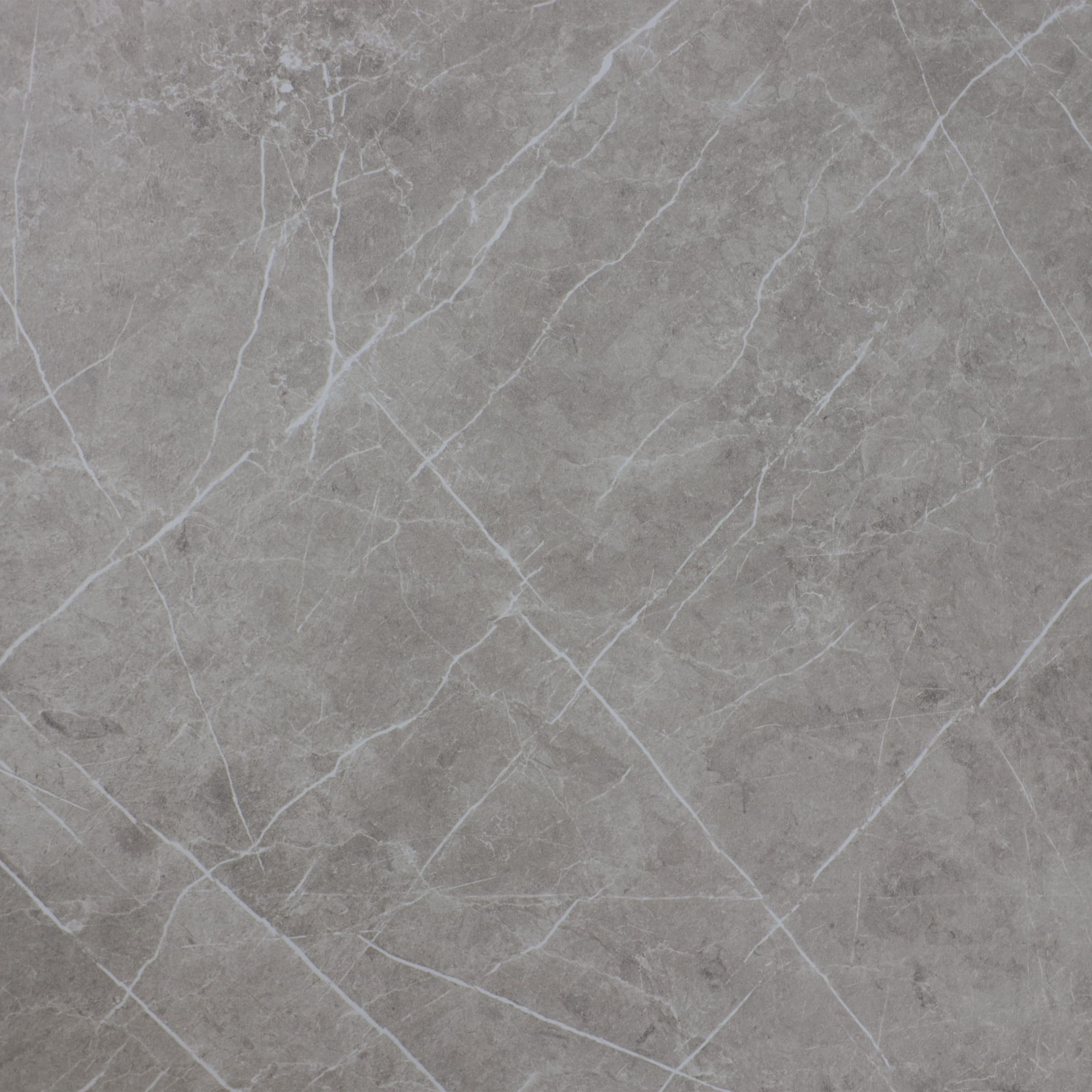 Стол МЕХИКО, пластик премиум 3Д, D950, Мрамор светлый (белый)/ Черный матовый