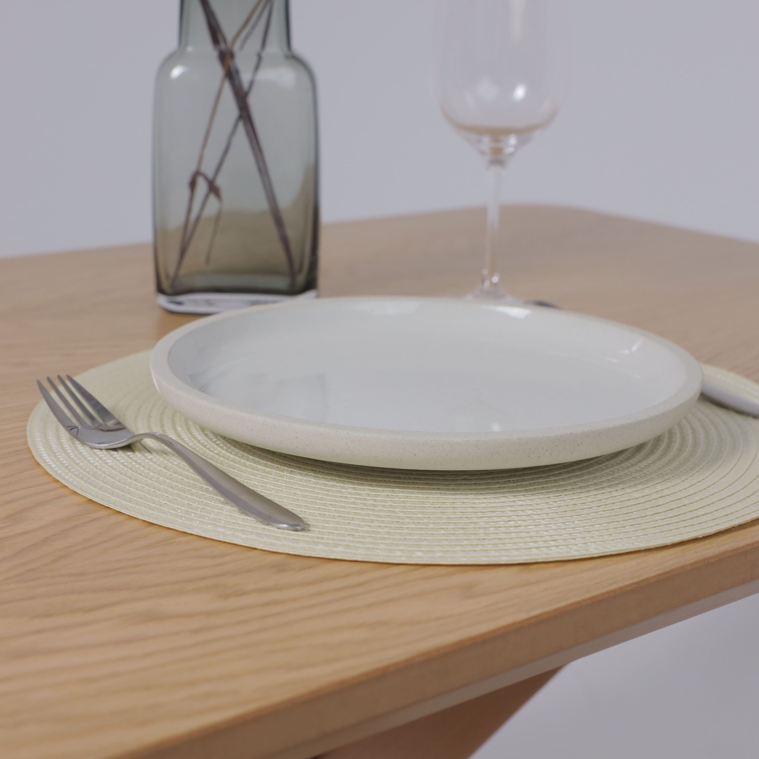 Подставка сервировочная BLISS, круглая, темно-бежевый, 38см