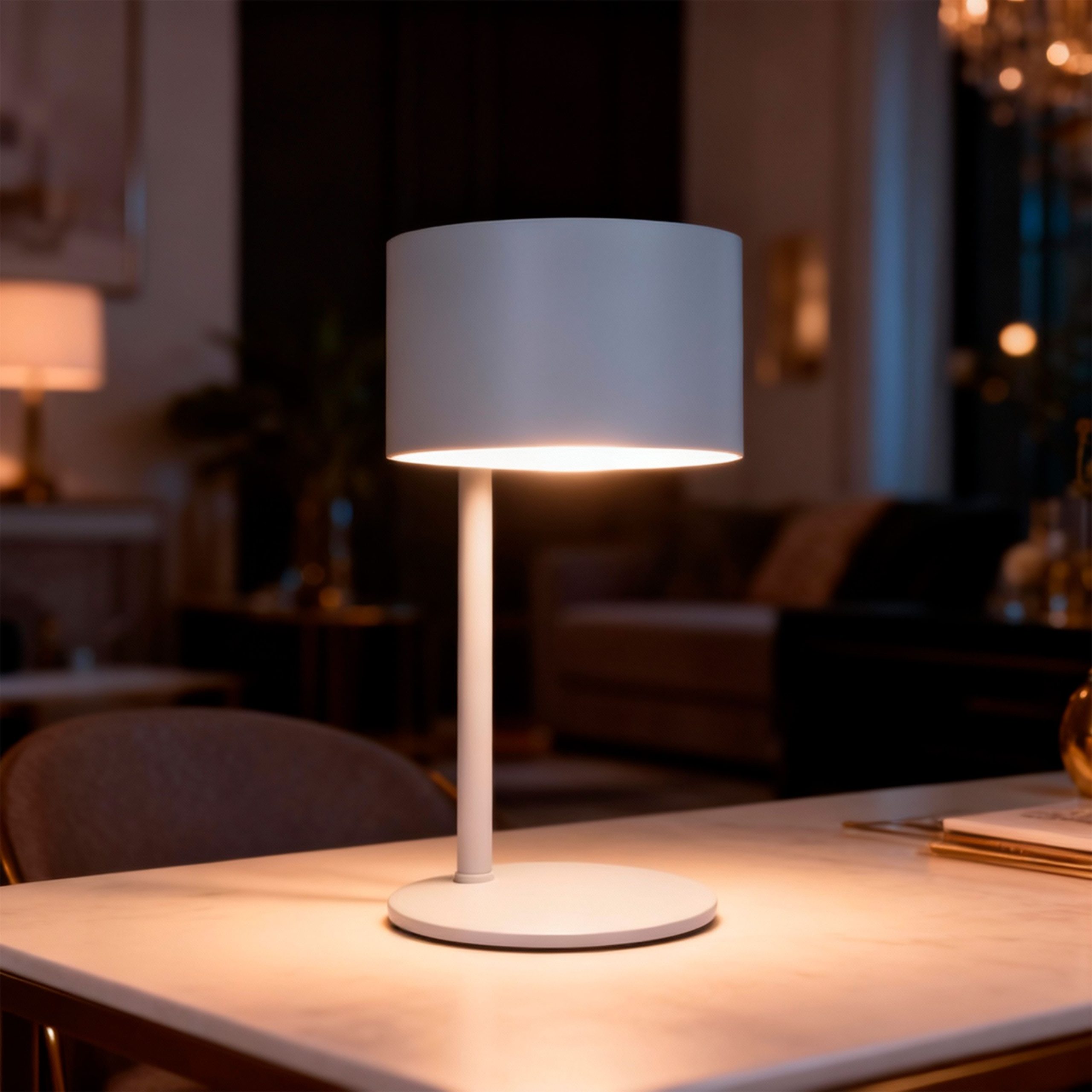 Светильник CLIFF, настольный, E27, серый