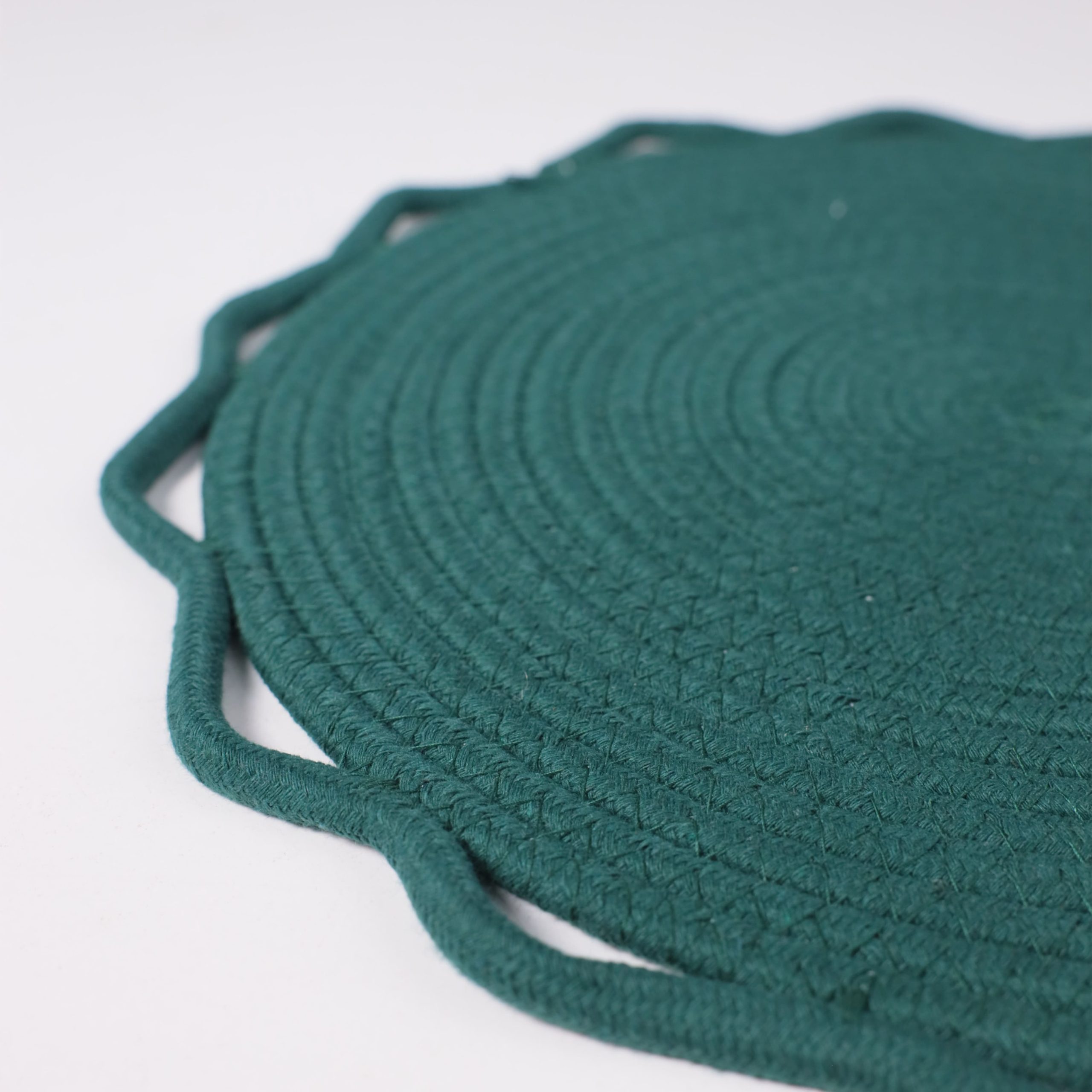 Подставка сервировочная SERVIVA, круглая, темно-зеленый, 38см