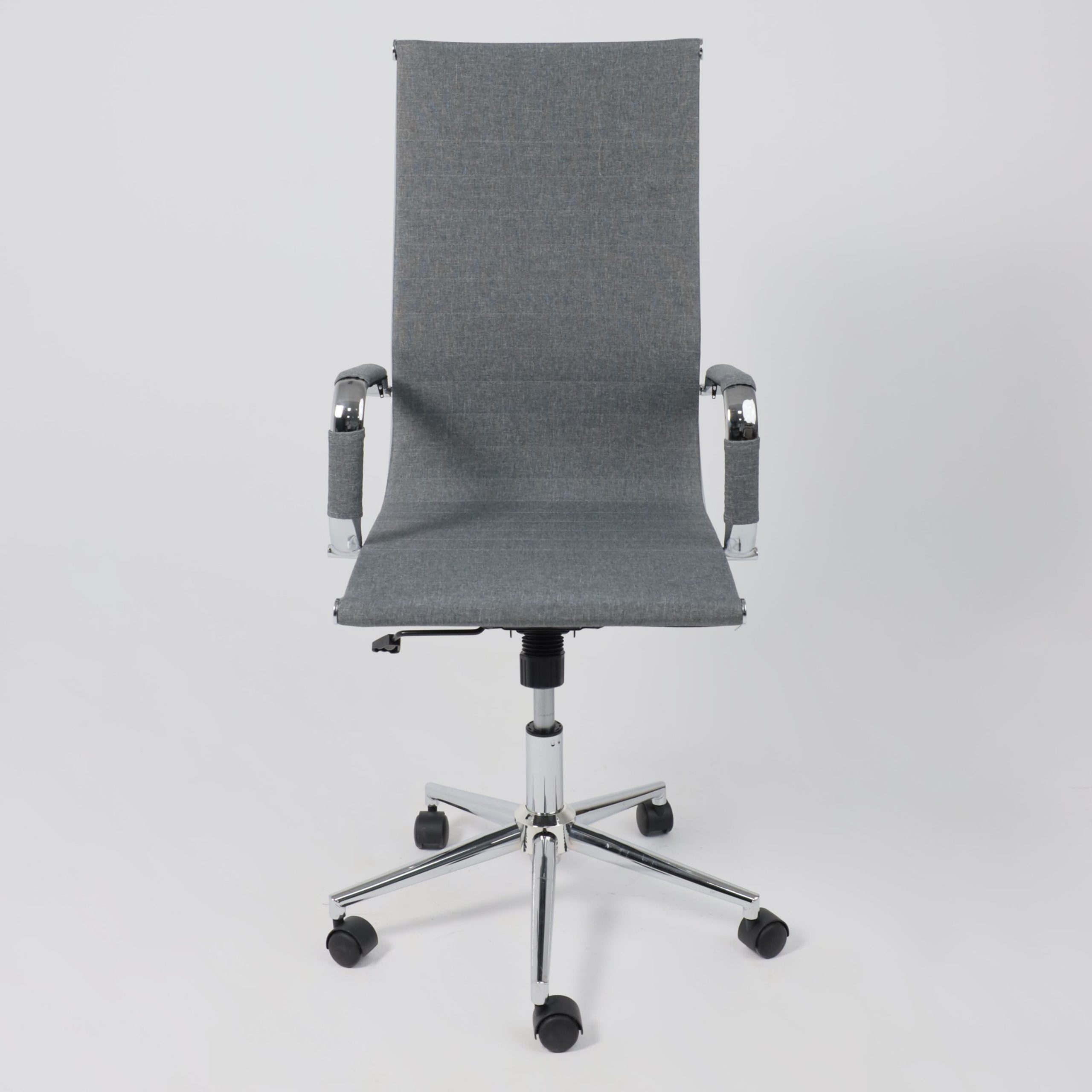 Кресло поворотное EVELIN, ткань, серый