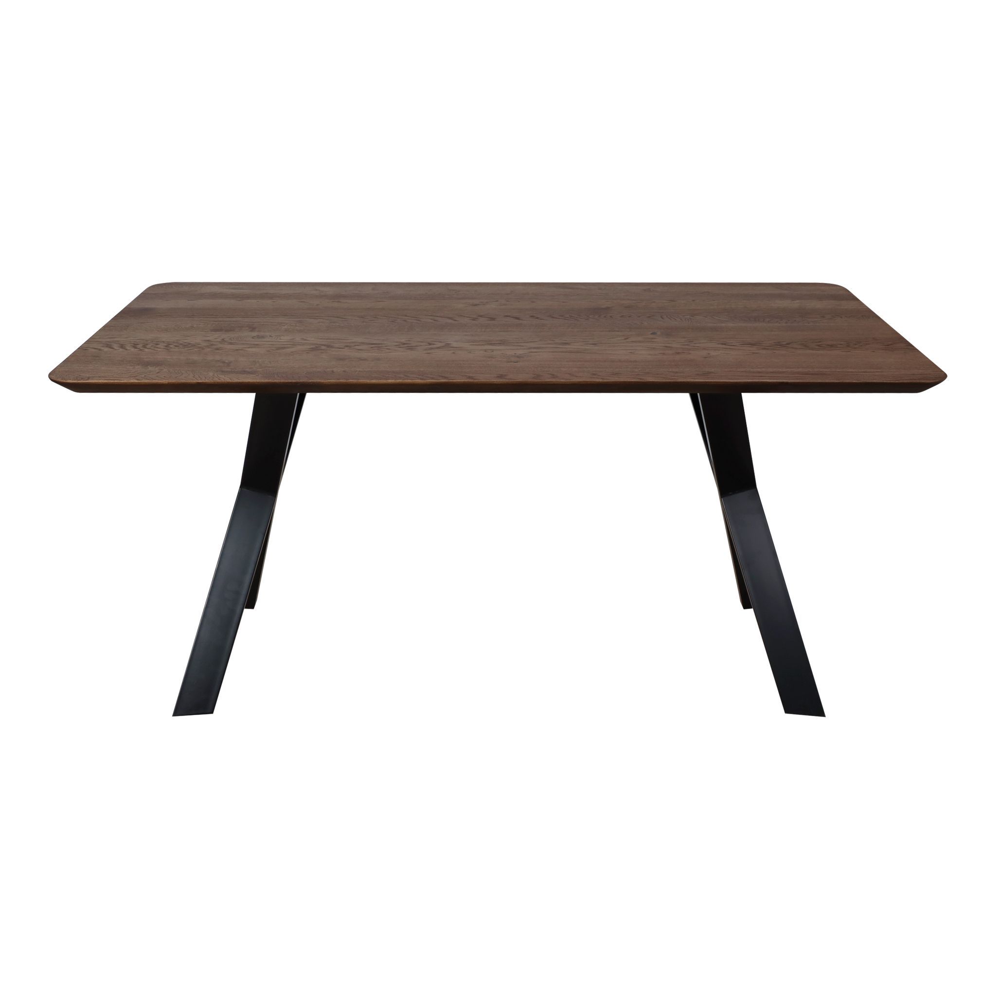 Стол КАТМАЙ, 160*85*75, дуб мореный/черный (ПР-2 DSW (02) ХН-80/20)