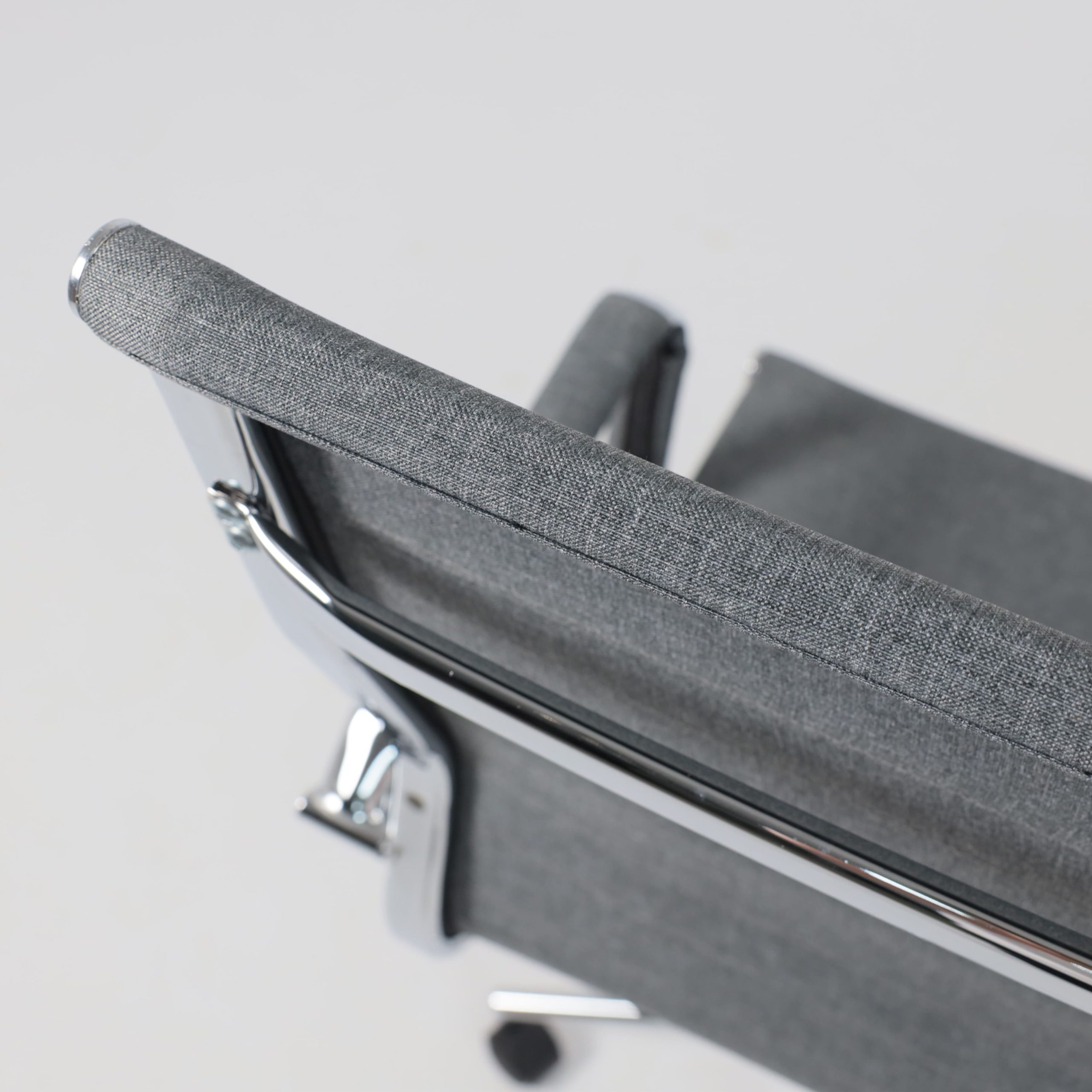 Кресло поворотное EVELIN, ткань, серый