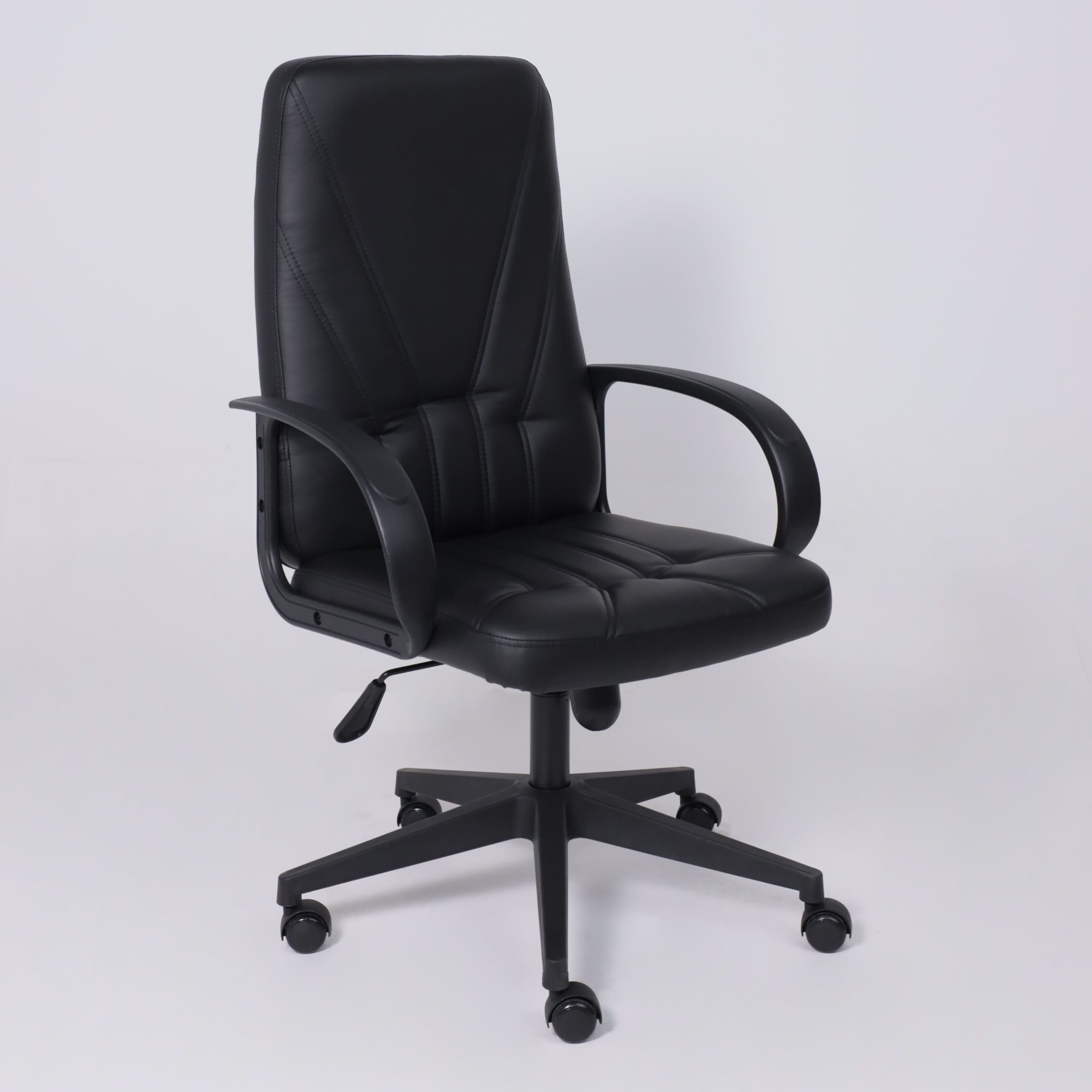 Кресло поворотное МЕНЕДЖЕР PL, экокожа Pegasso черный