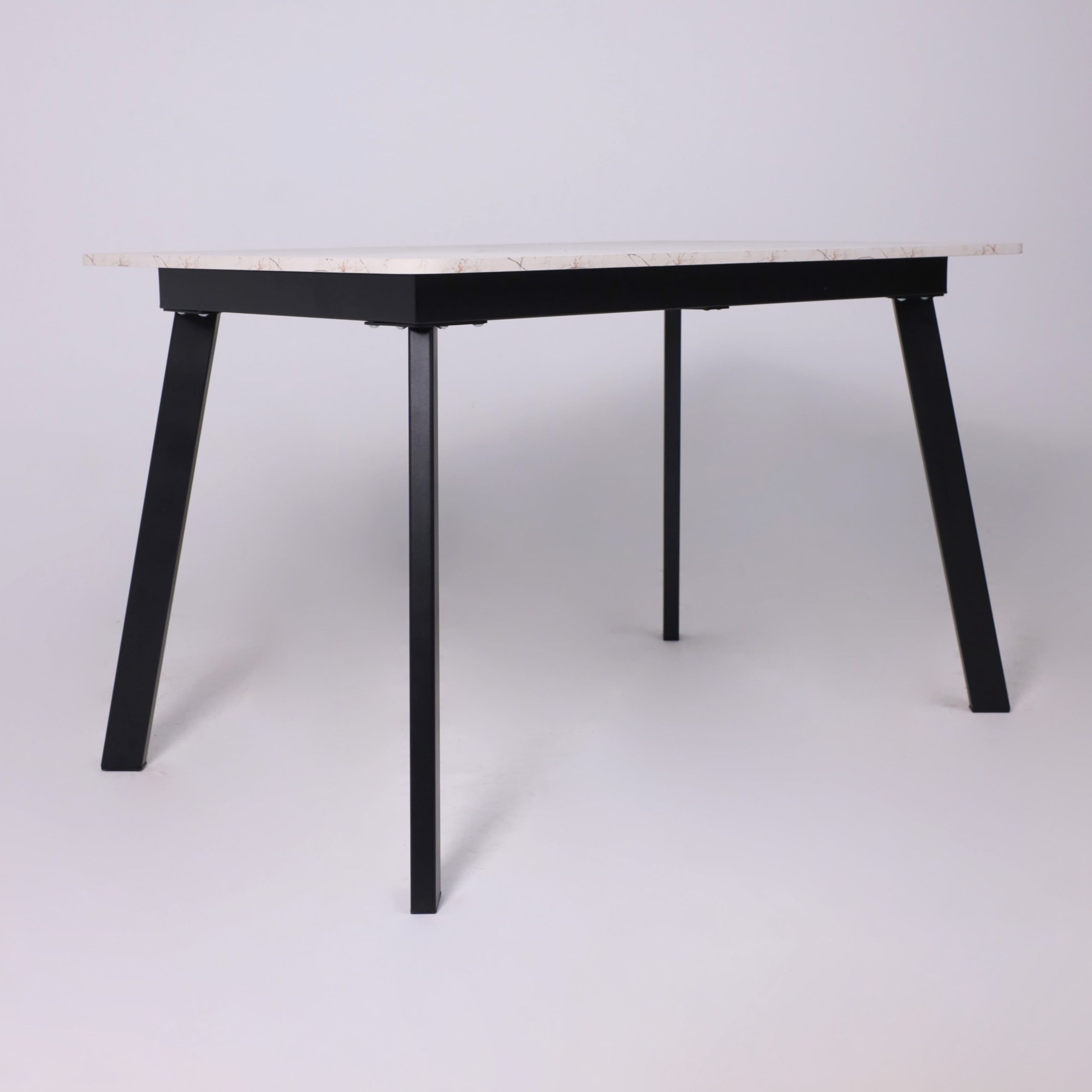 Стол AV 1209/1, ЛМДФ, раздвижной 1200(1600)*800 Азул Оникс/черный