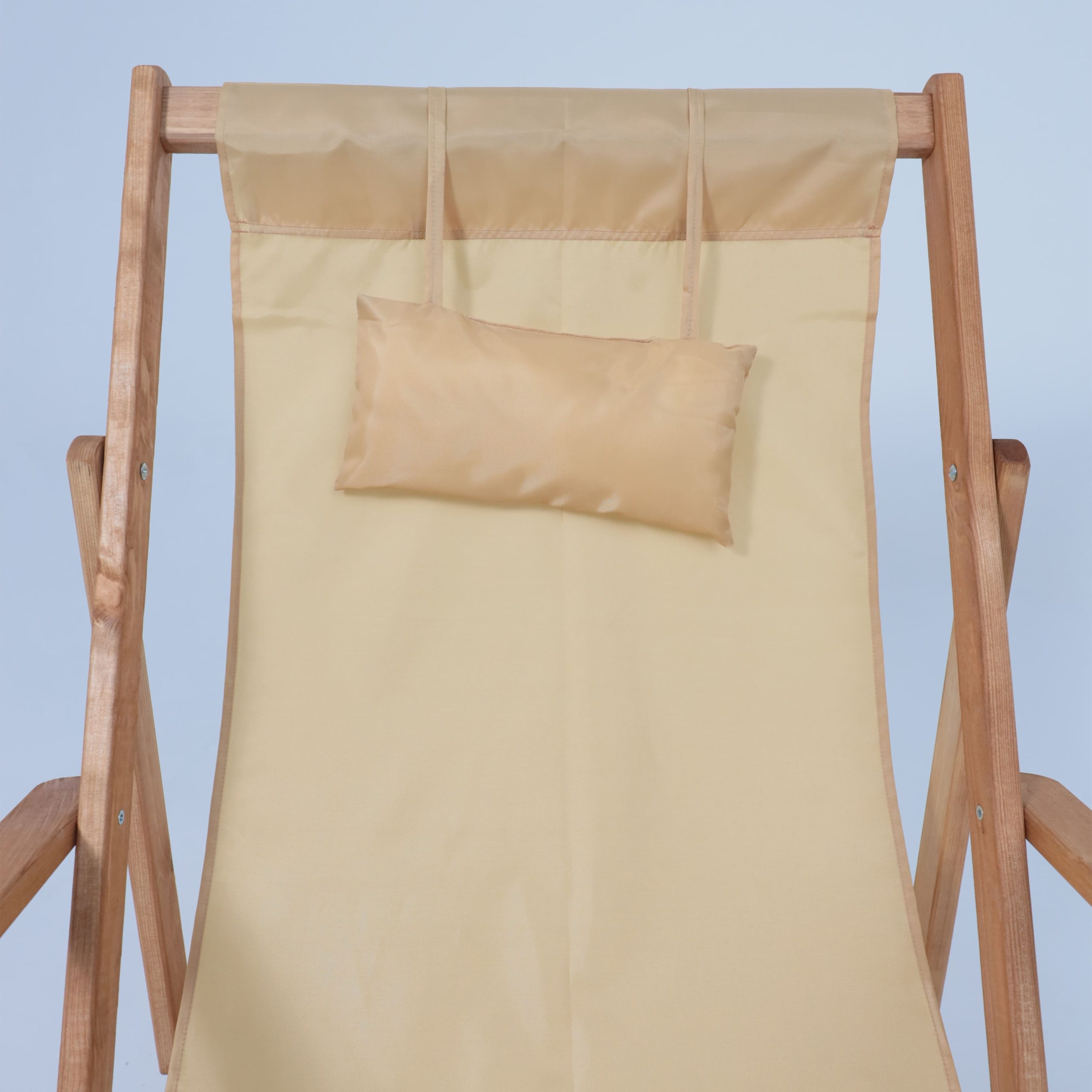 Кресло-шезлонг с подлокотниками DYATEL сиденье из ткани сосна (цвет дуб)