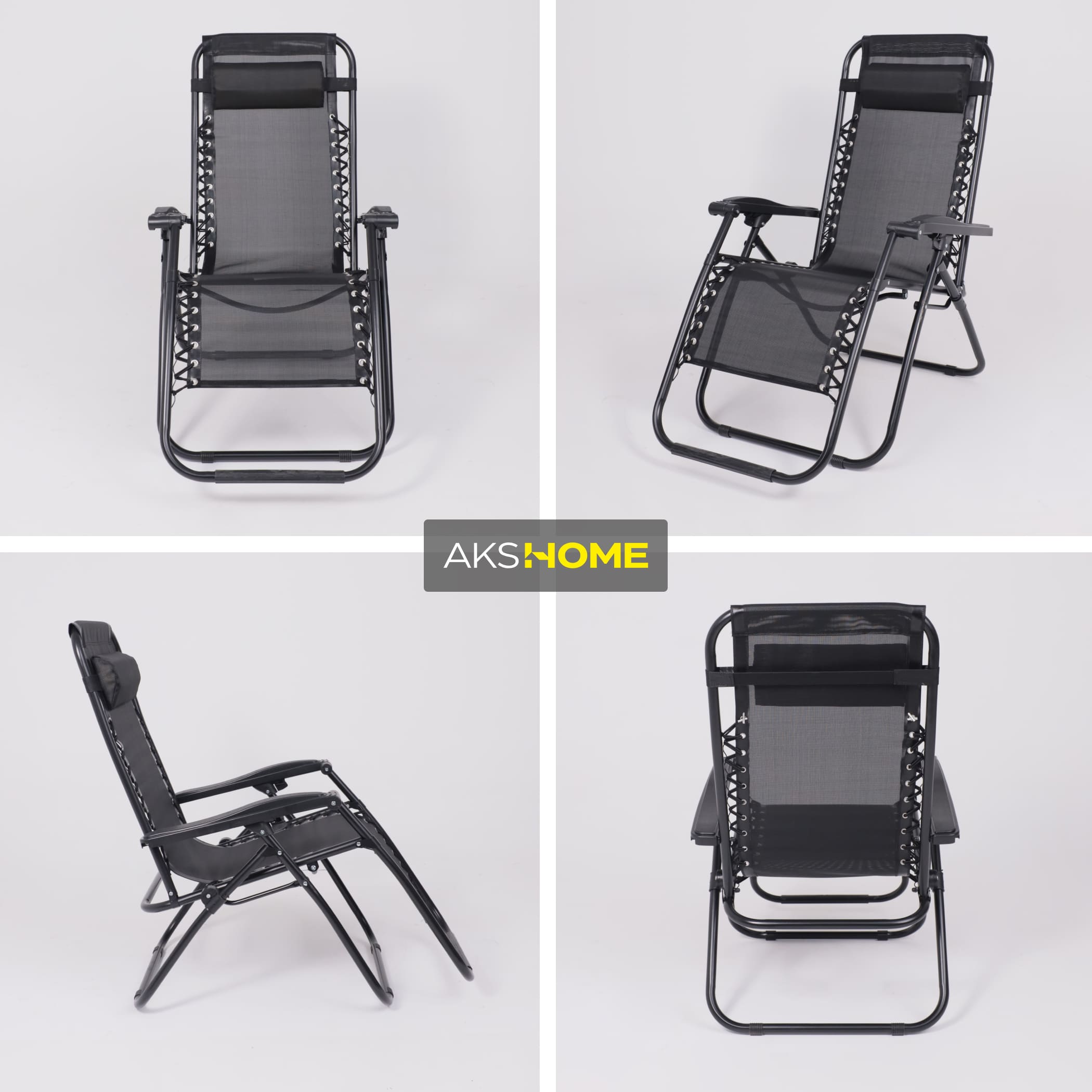 Кресло садовое SARDINIA, черный