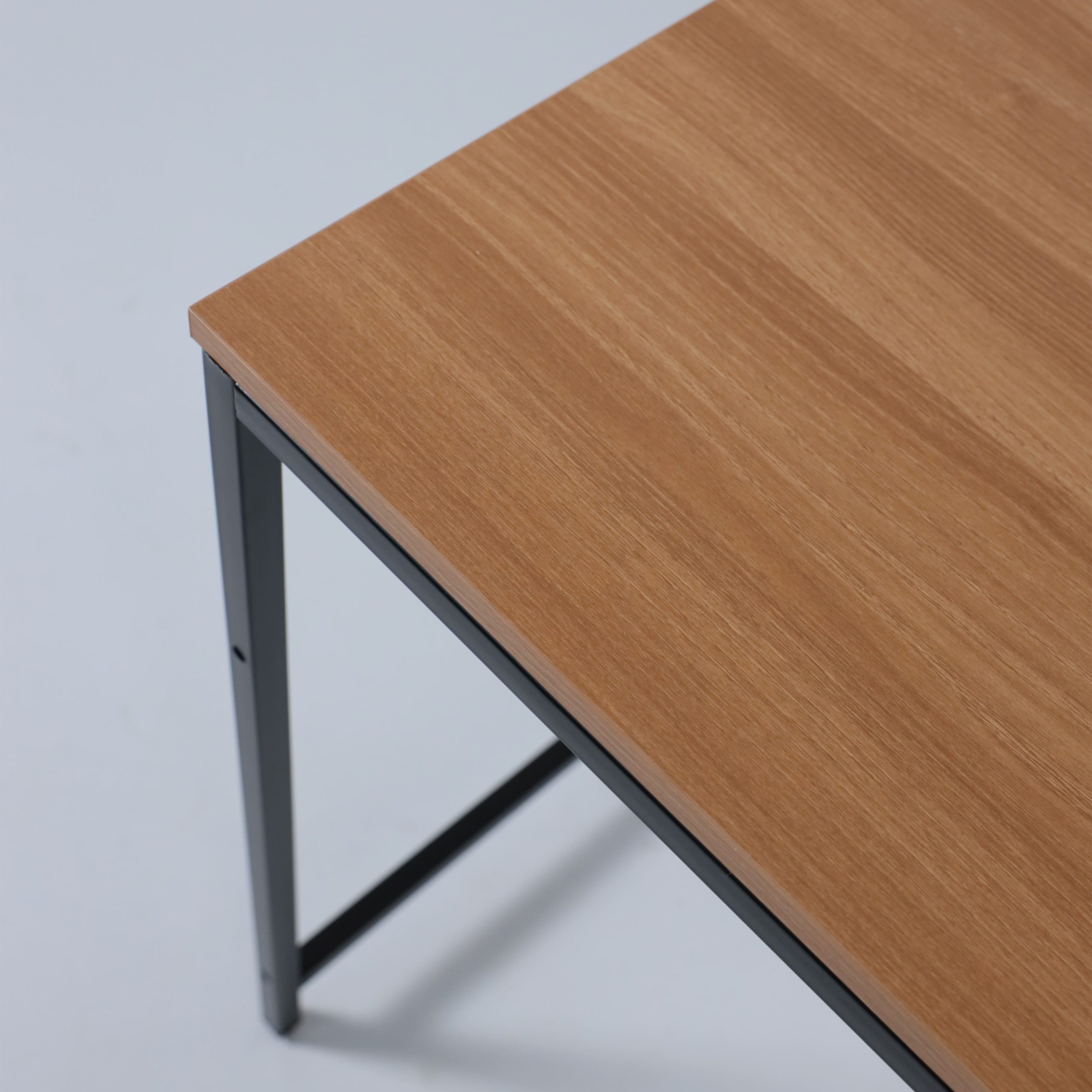 Стол письменный OPAL, светлый орех/черный металл, 1000*600*750