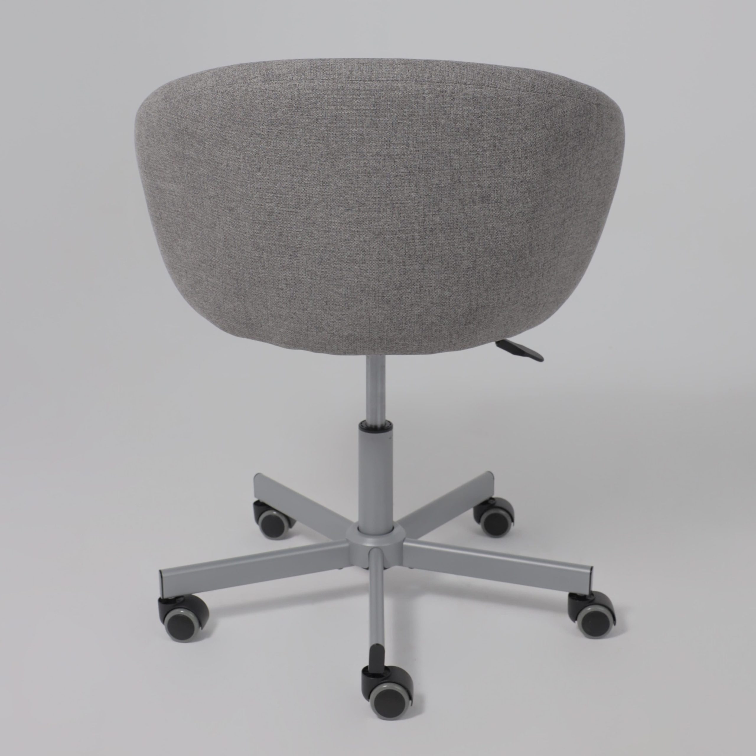 Кресло поворотное ELENA, ткань, серый