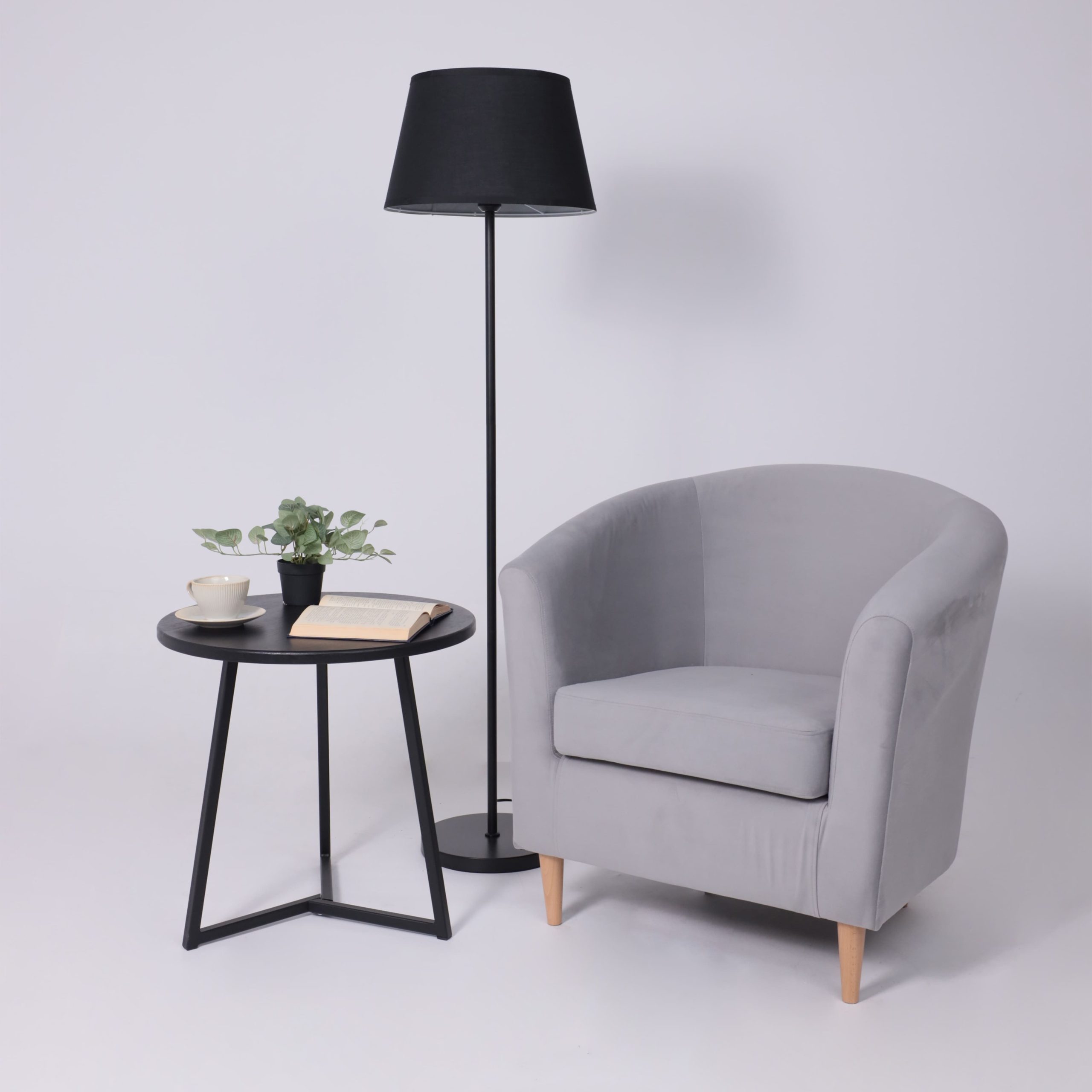 Светильник SHADOW, напольный, E27, черный