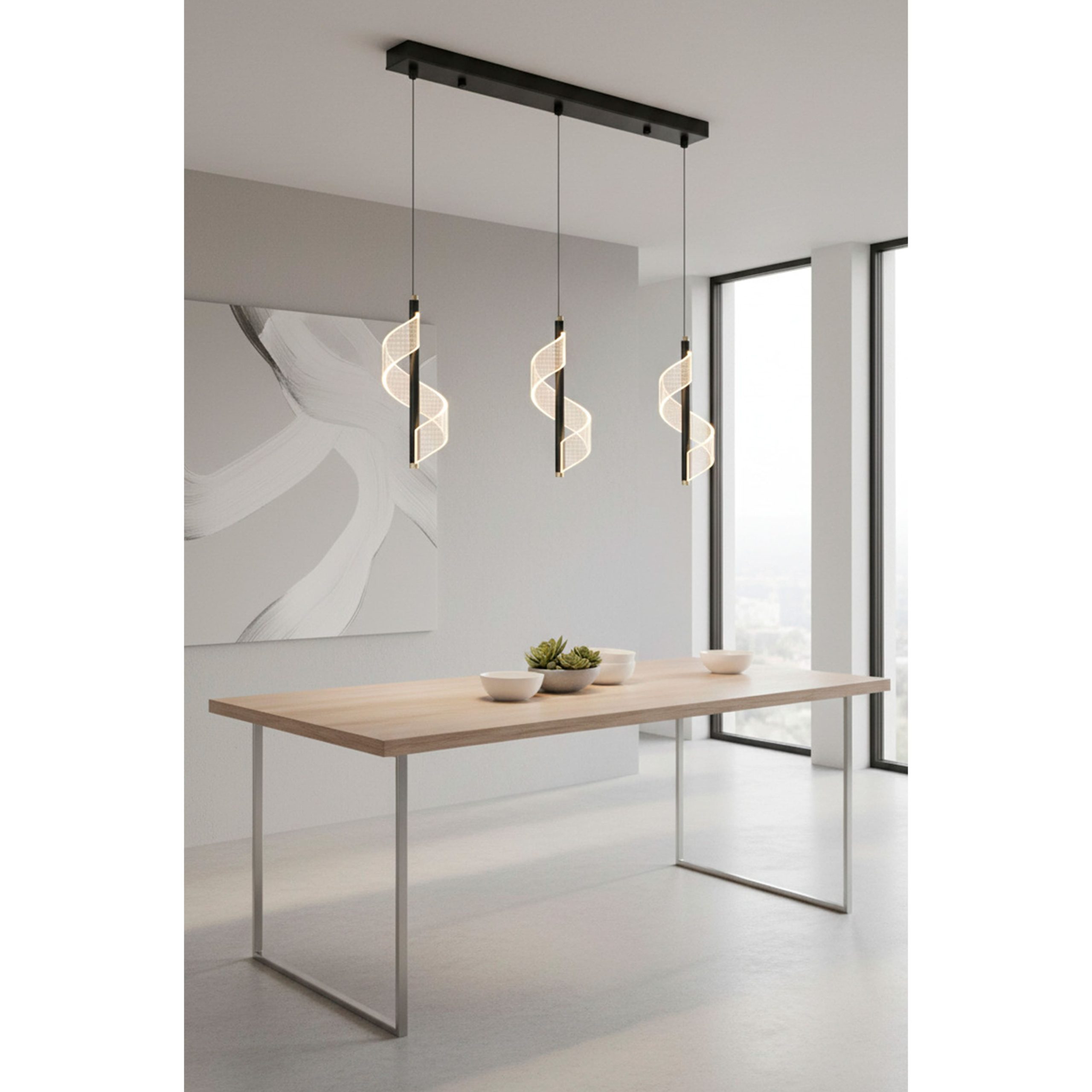 Светильник GRAPE, потолочный, LED, чёрный