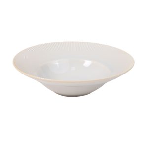 Блюдо для пасты AURORA, фарфор, айвори, d23,5*6,5см