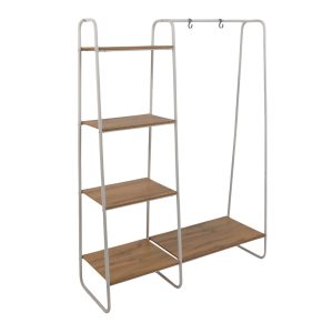 Гардеробная система с полками СКАНДИНАВИЯ 1, белый