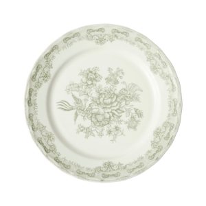 Блюдо BLOSSOM, керамика, зеленый, d26,4*3,2см