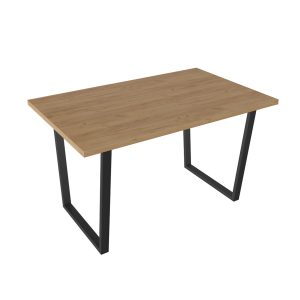 Стол обеденный ДАЛЛАС Тип 1, 1300*800, дуб крафт золотой/черный