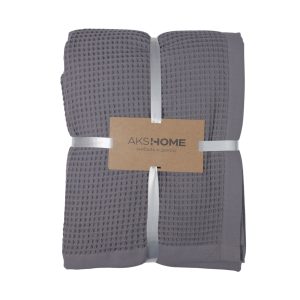 Покрывало DEMURE, 240*210см, серый, 19-3803