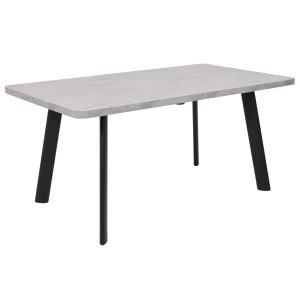 Стол LEON LUX RADIAL-180, раздвижной 180(240)х95, Серый сланец/Чёрный