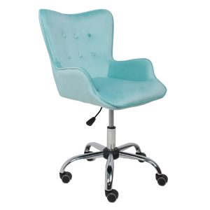 Кресло поворотное BELLA, велюр/мятный