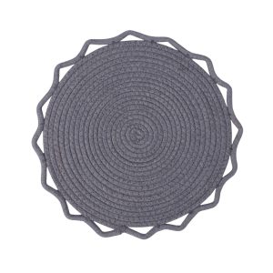 Подставка сервировочная SERVIVA, круглая,  серый, 38см