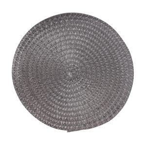 Подставка сервировочная GRACE, круглая, темно-серый, 38см