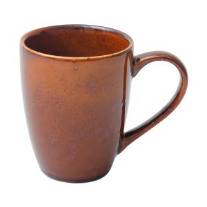 Кружка OPALUS, фарфор, каштановый, 300мл