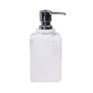 Дозатор декоративный NOVA, белый мрамор