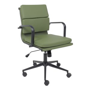 Кресло рабочее INDIGO, LB зеленый/черный