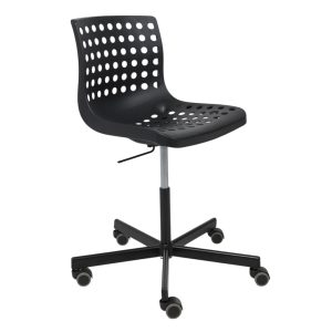 Кресло, рабочее поворотное ORA, пластик, черный