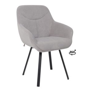 Стул ROMEO SMILE 360, b22 GREY LUXчерный