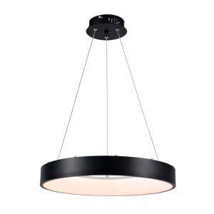 Светильник RING, потолочный, LED, чёрный