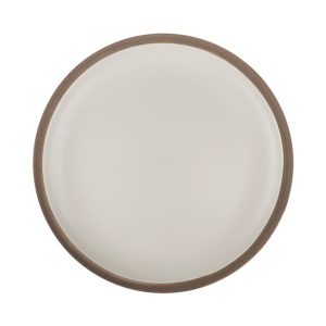 Блюдо большое SAND EDGE, керамика, белый, d26,2*3см