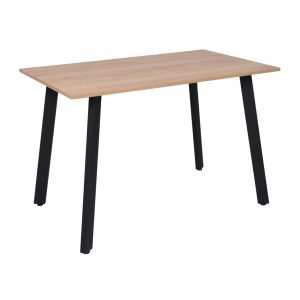 Стол СВАРОГ, 1100х680х750, дуб кантри золотой/черный