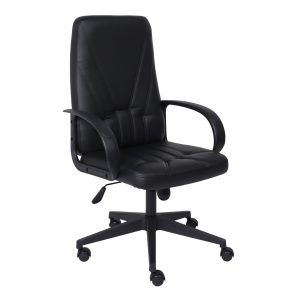 Кресло поворотное МЕНЕДЖЕР PL, экокожа Pegasso черный